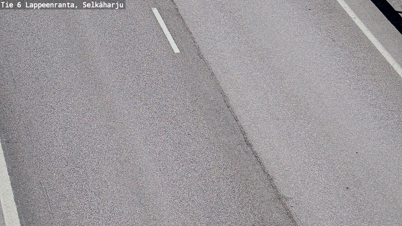 Weather Camera Image Road 6 Lappeenranta, Selkäharju, Lappeenranta, Etelä-Karjala
