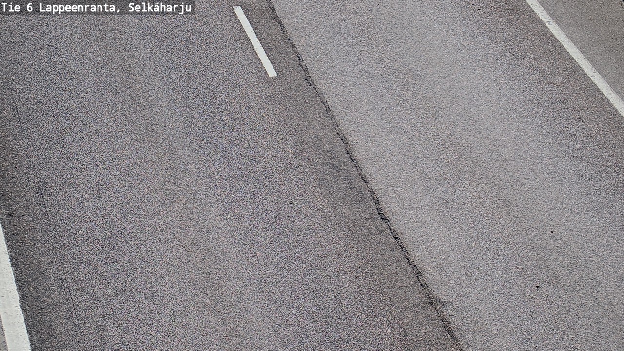 Weather Camera Image Road 6 Lappeenranta, Selkäharju, Lappeenranta, Etelä-Karjala