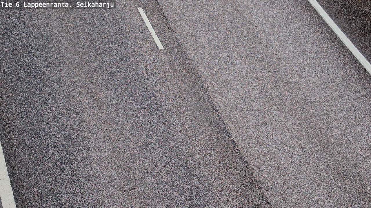 Weather Camera Image Road 6 Lappeenranta, Selkäharju, Lappeenranta, Etelä-Karjala