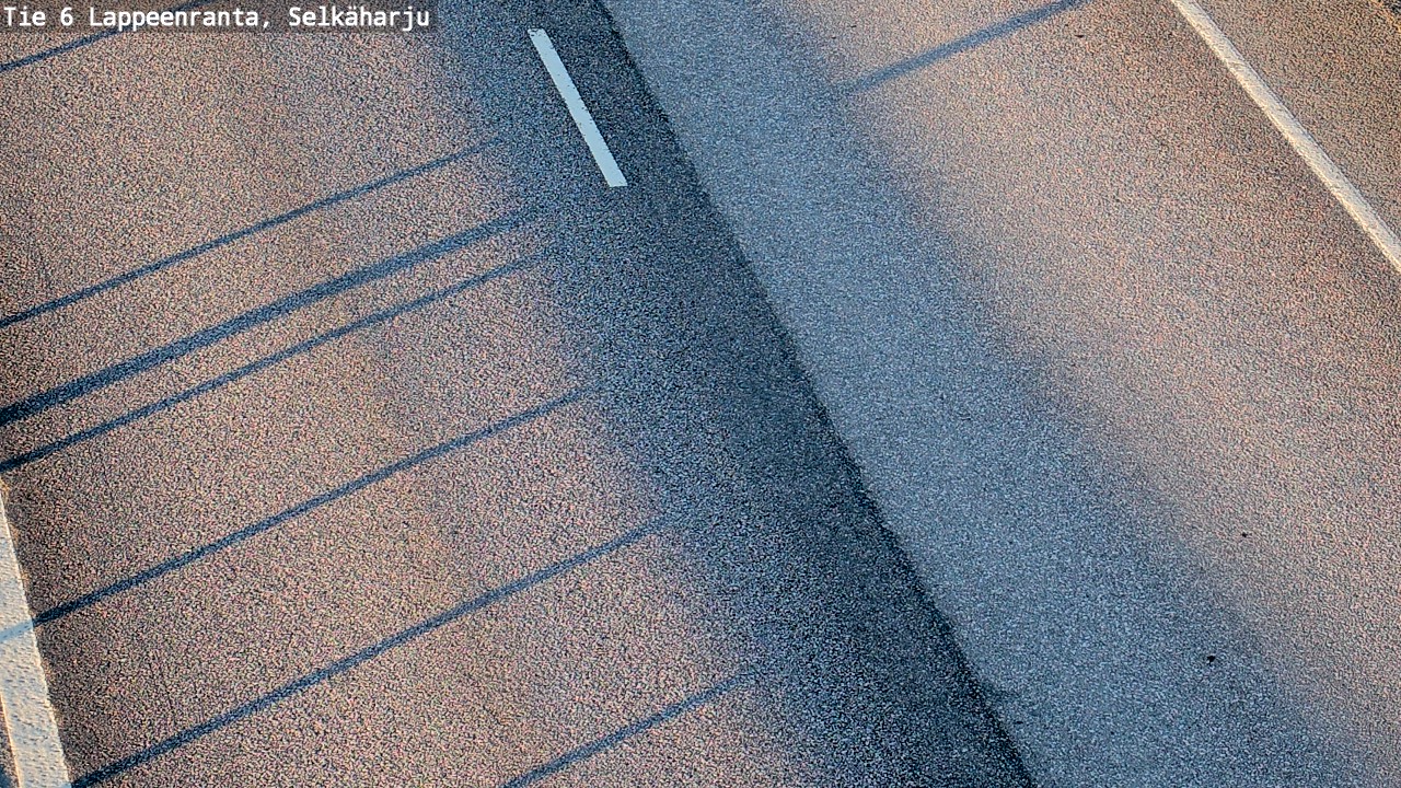 Weather Camera Image Road 6 Lappeenranta, Selkäharju, Lappeenranta, Etelä-Karjala