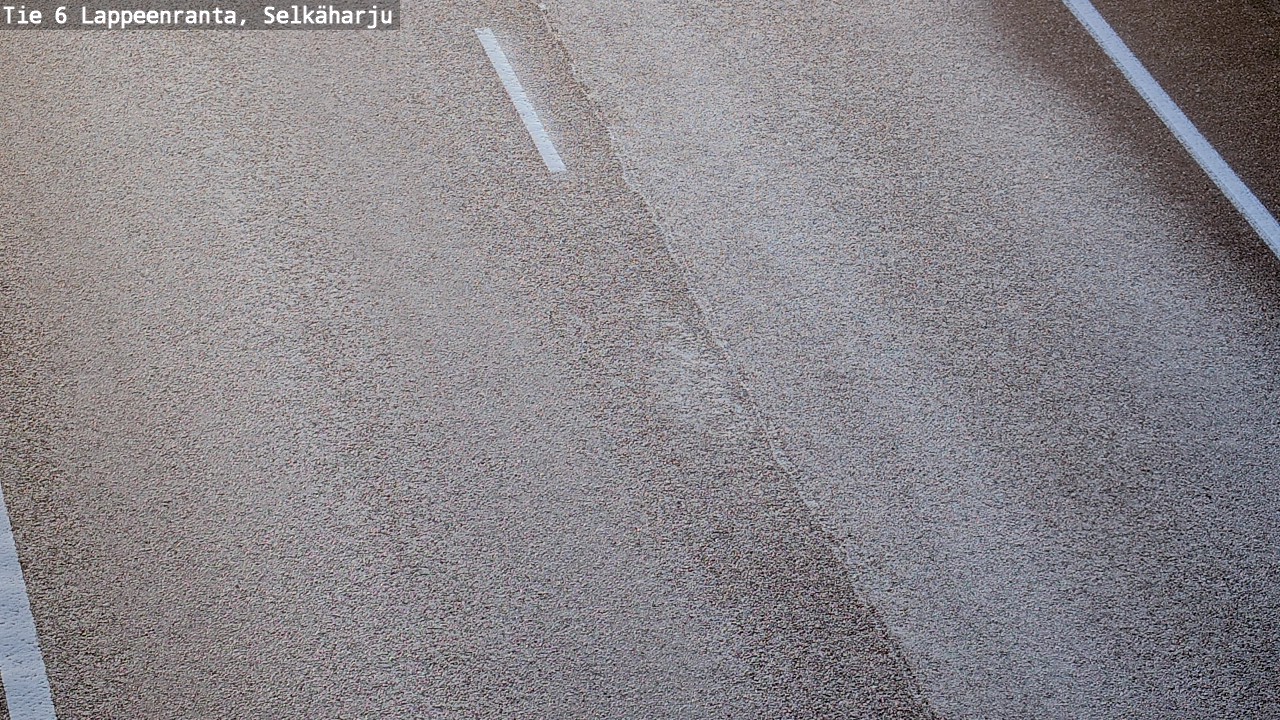 Weather Camera Image Road 6 Lappeenranta, Selkäharju, Lappeenranta, Etelä-Karjala