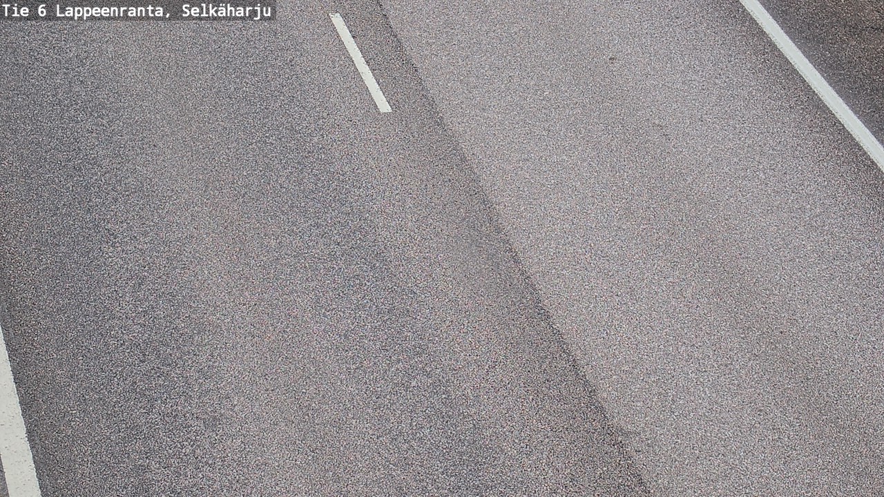 Weather Camera Image Road 6 Lappeenranta, Selkäharju, Lappeenranta, Etelä-Karjala
