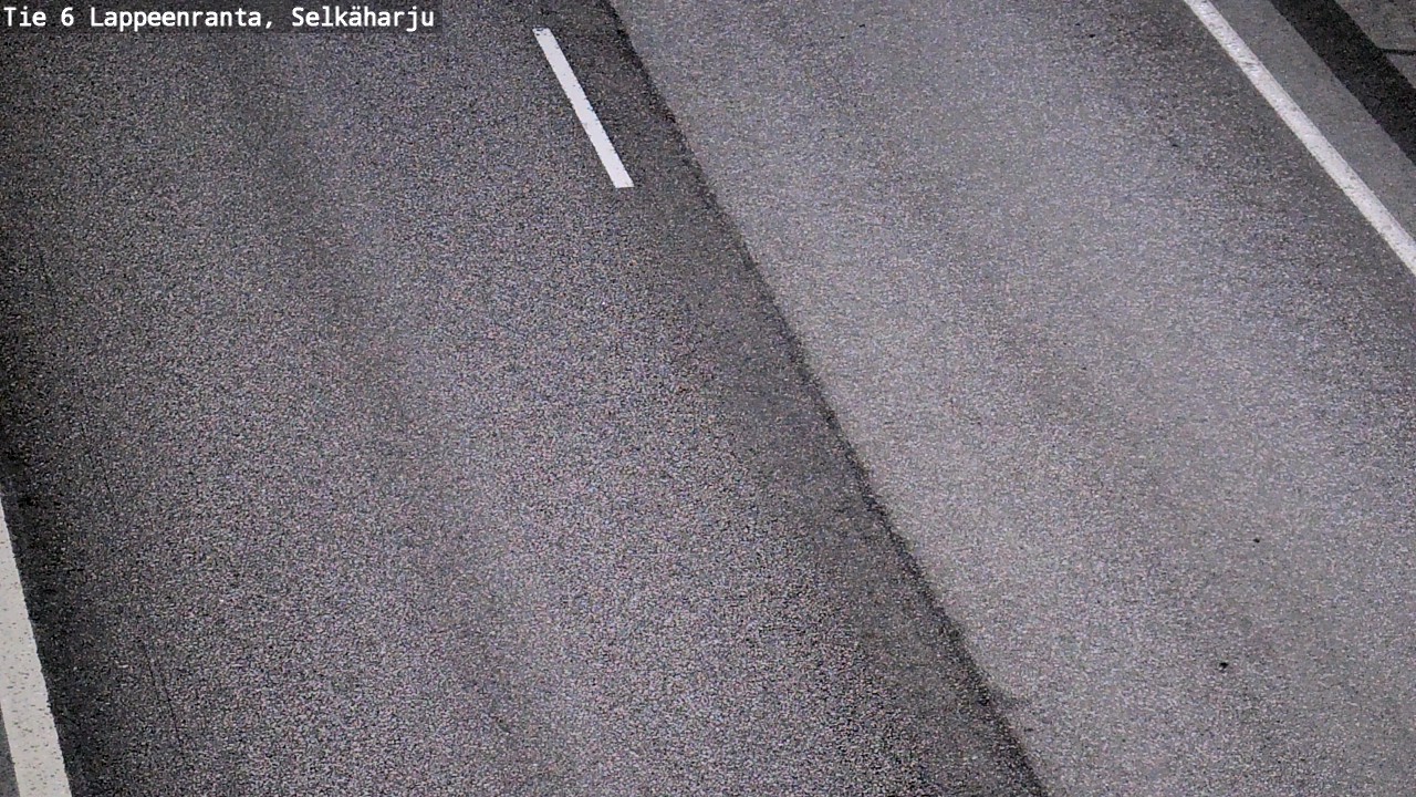 Weather Camera Image Road 6 Lappeenranta, Selkäharju, Lappeenranta, Etelä-Karjala