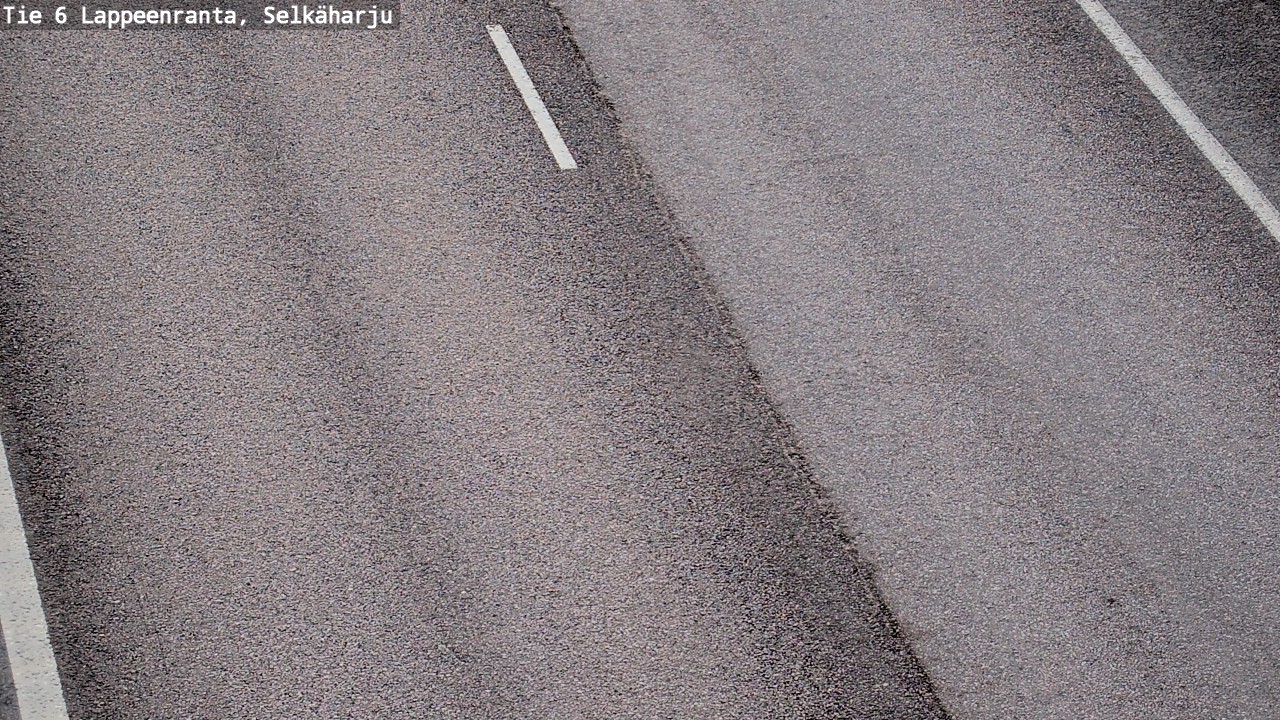 Weather Camera Image Road 6 Lappeenranta, Selkäharju, Lappeenranta, Etelä-Karjala