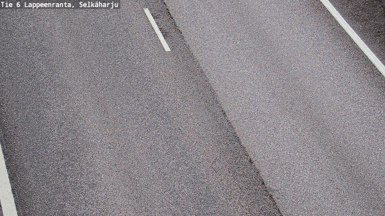 Weather Camera Image Road 6 Lappeenranta, Selkäharju, Lappeenranta, Etelä-Karjala