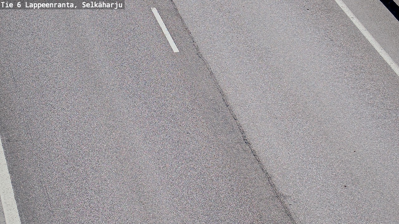 Weather Camera Image Road 6 Lappeenranta, Selkäharju, Lappeenranta, Etelä-Karjala