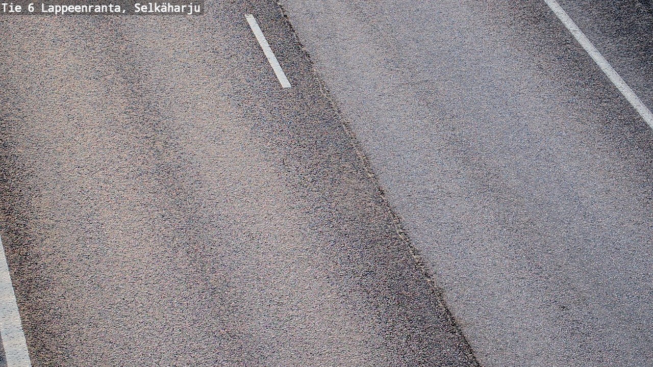 Weather Camera Image Road 6 Lappeenranta, Selkäharju, Lappeenranta, Etelä-Karjala