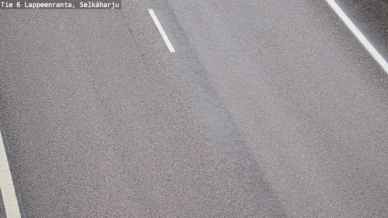 Weather Camera Image Väg 6 Villmanstrand, Selkäharju, Lappeenranta, Etelä-Karjala