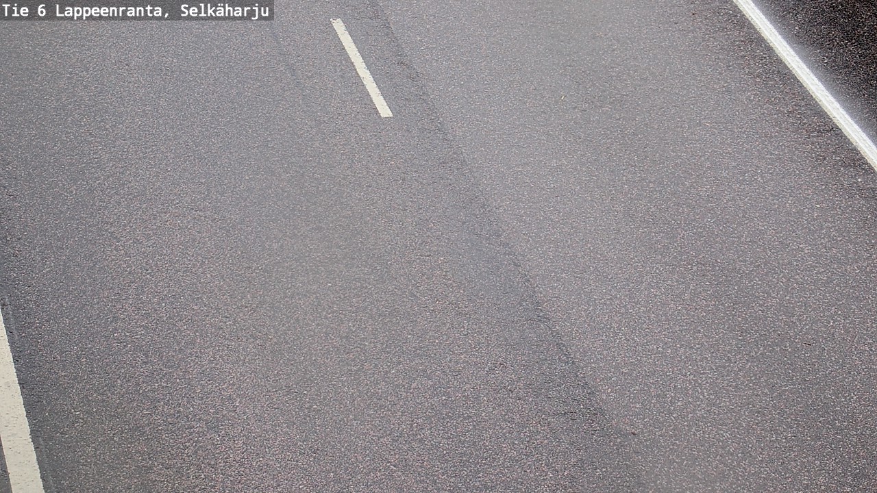 Weather Camera Image Väg 6 Villmanstrand, Selkäharju, Lappeenranta, Etelä-Karjala