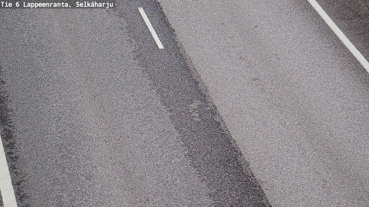 Weather Camera Image Road 6 Lappeenranta, Selkäharju, Lappeenranta, Etelä-Karjala