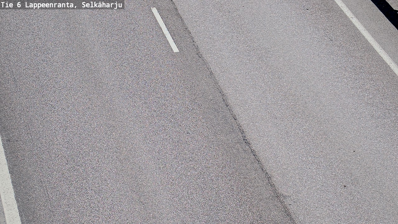 Weather Camera Image Road 6 Lappeenranta, Selkäharju, Lappeenranta, Etelä-Karjala