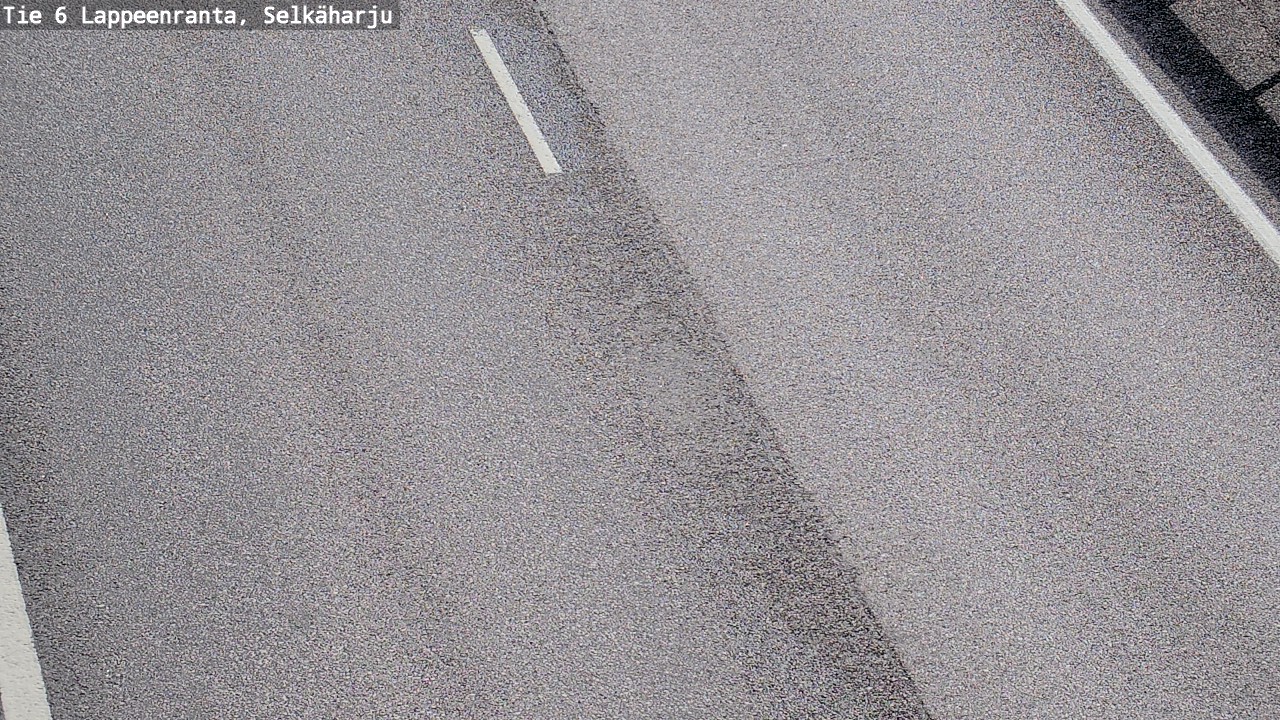 Weather Camera Image Road 6 Lappeenranta, Selkäharju, Lappeenranta, Etelä-Karjala