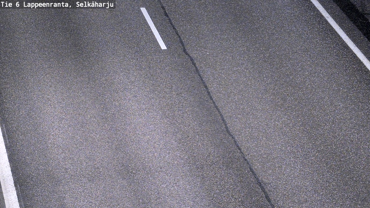 Weather Camera Image Road 6 Lappeenranta, Selkäharju, Lappeenranta, Etelä-Karjala