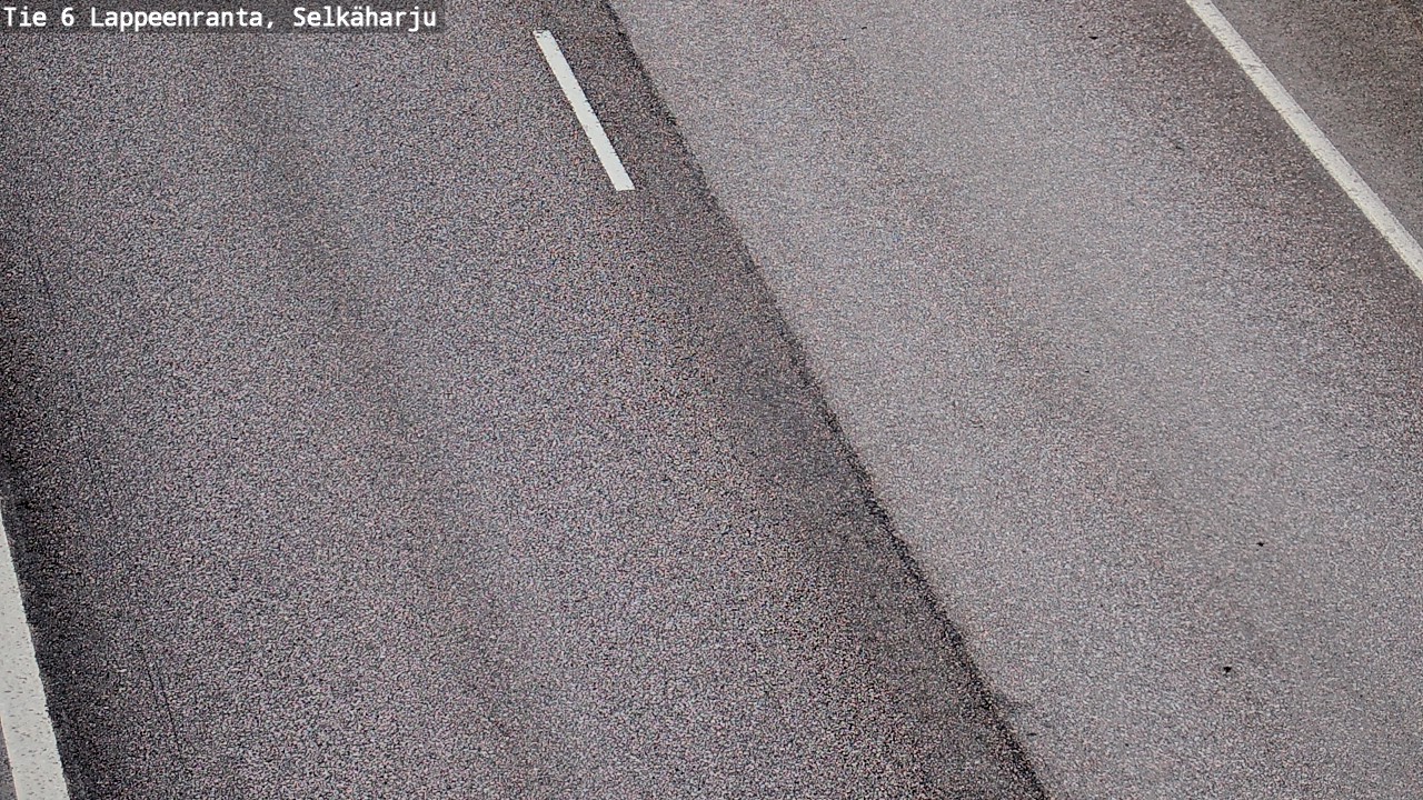 Weather Camera Image Road 6 Lappeenranta, Selkäharju, Lappeenranta, Etelä-Karjala