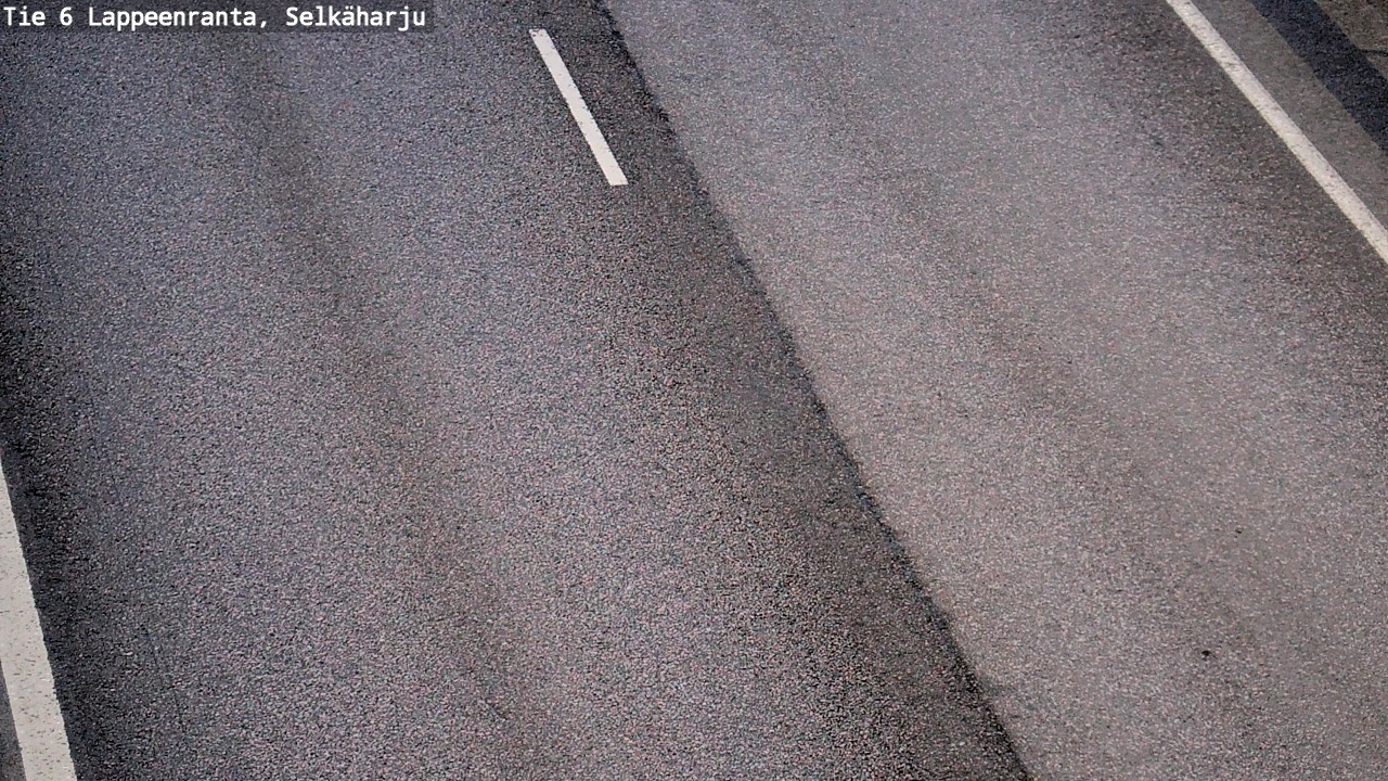 Weather Camera Image Road 6 Lappeenranta, Selkäharju, Lappeenranta, Etelä-Karjala