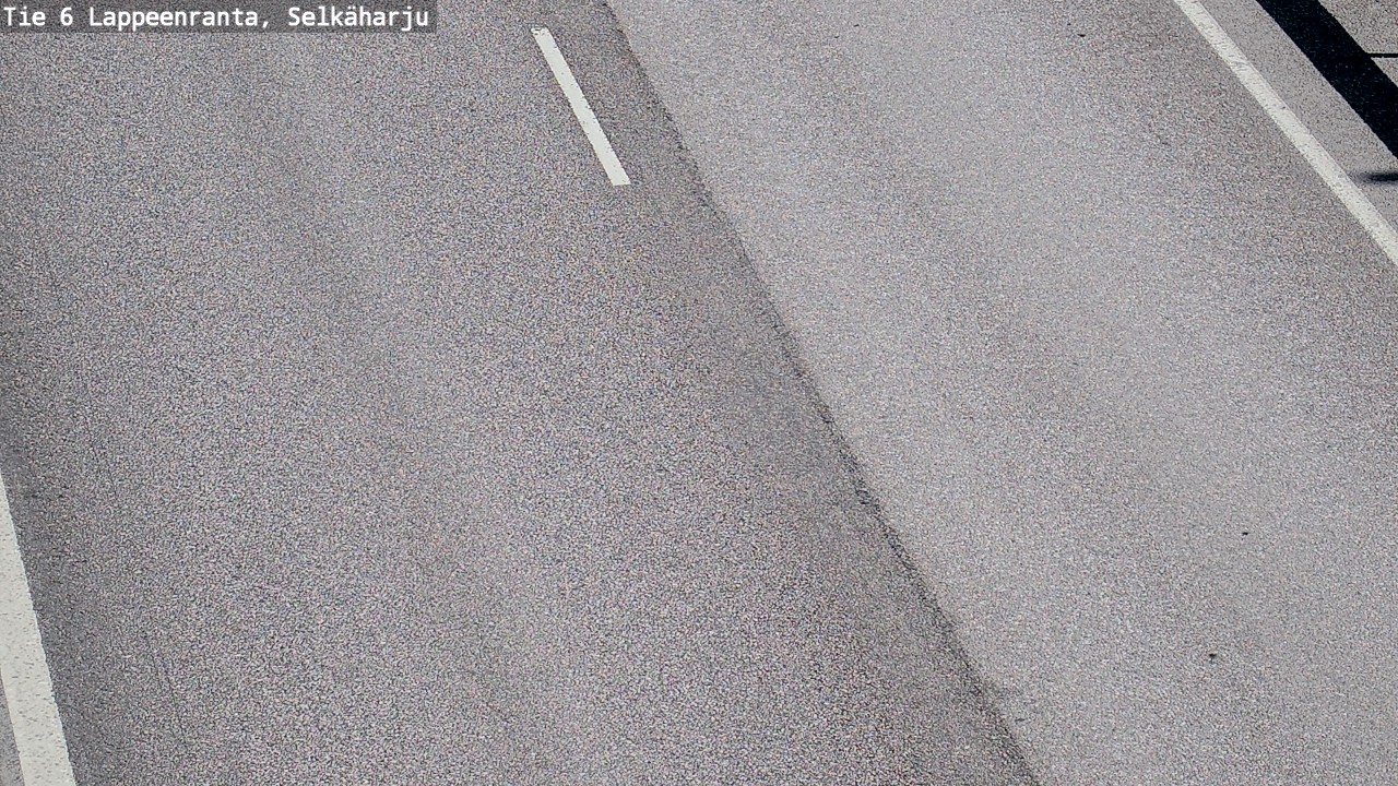 Weather Camera Image Road 6 Lappeenranta, Selkäharju, Lappeenranta, Etelä-Karjala