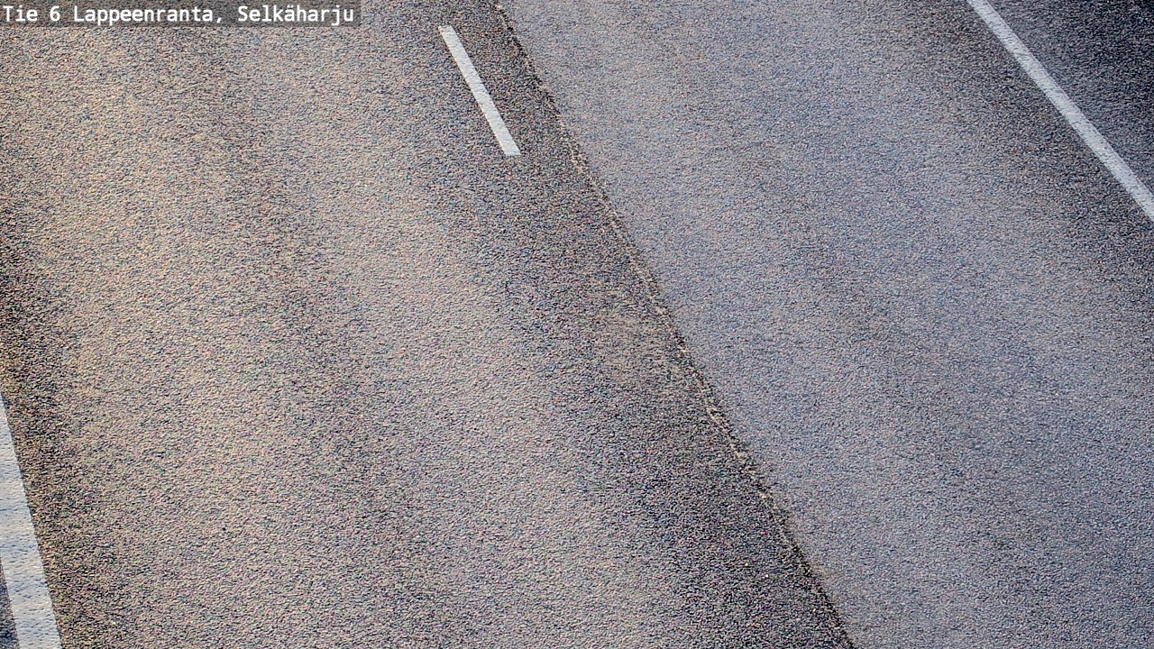 Weather Camera Image Road 6 Lappeenranta, Selkäharju, Lappeenranta, Etelä-Karjala
