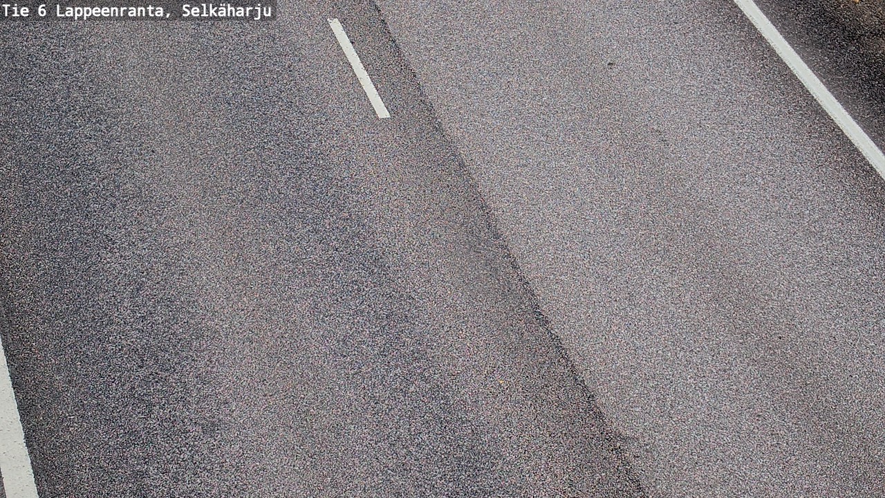 Weather Camera Image Road 6 Lappeenranta, Selkäharju, Lappeenranta, Etelä-Karjala