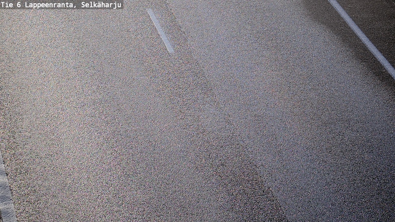 Weather Camera Image Road 6 Lappeenranta, Selkäharju, Lappeenranta, Etelä-Karjala