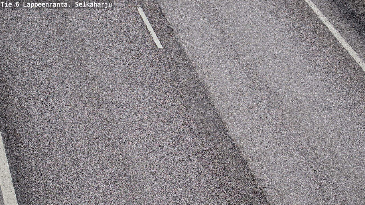 Weather Camera Image Road 6 Lappeenranta, Selkäharju, Lappeenranta, Etelä-Karjala
