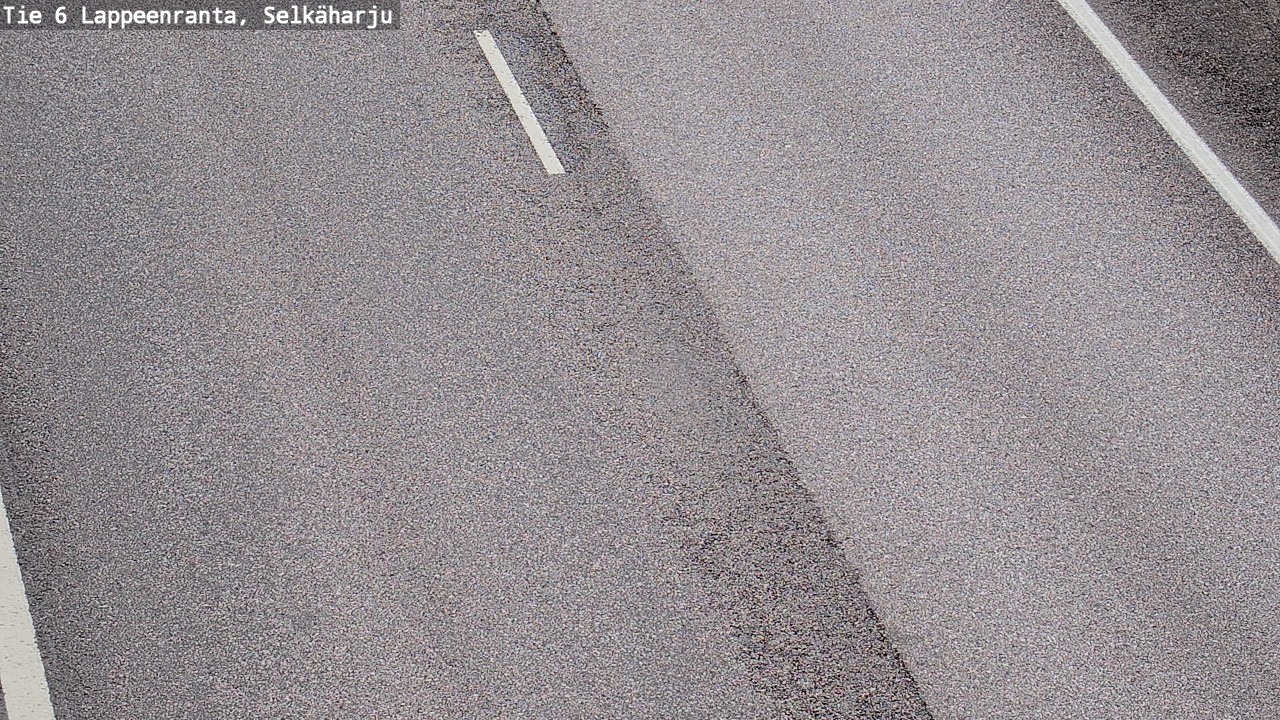Weather Camera Image Road 6 Lappeenranta, Selkäharju, Lappeenranta, Etelä-Karjala