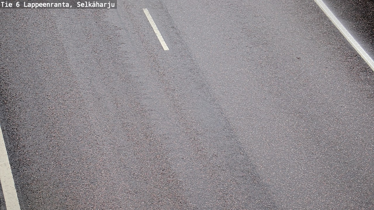 Weather Camera Image Väg 6 Villmanstrand, Selkäharju, Lappeenranta, Etelä-Karjala