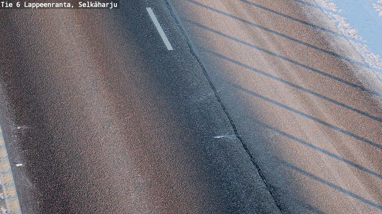 Weather Camera Image Road 6 Lappeenranta, Selkäharju, Lappeenranta, Etelä-Karjala