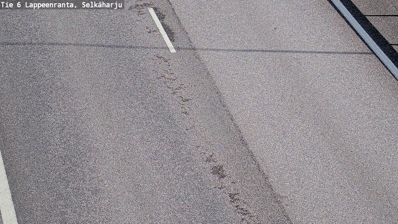 Weather Camera Image Road 6 Lappeenranta, Selkäharju, Lappeenranta, Etelä-Karjala