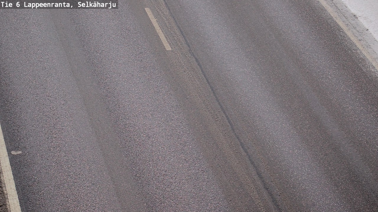 Weather Camera Image Road 6 Lappeenranta, Selkäharju, Lappeenranta, Etelä-Karjala