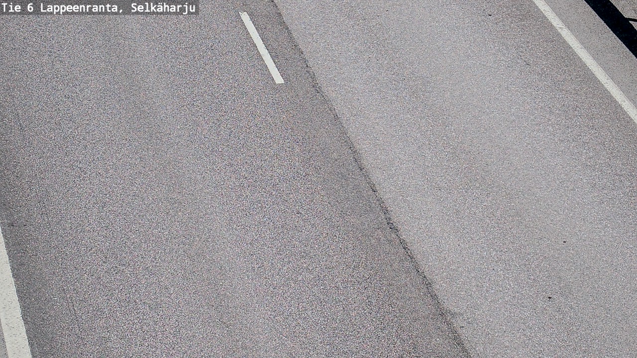 Weather Camera Image Road 6 Lappeenranta, Selkäharju, Lappeenranta, Etelä-Karjala