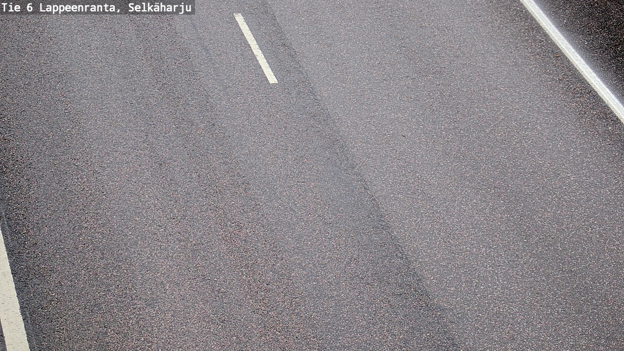 Weather Camera Image Väg 6 Villmanstrand, Selkäharju, Lappeenranta, Etelä-Karjala