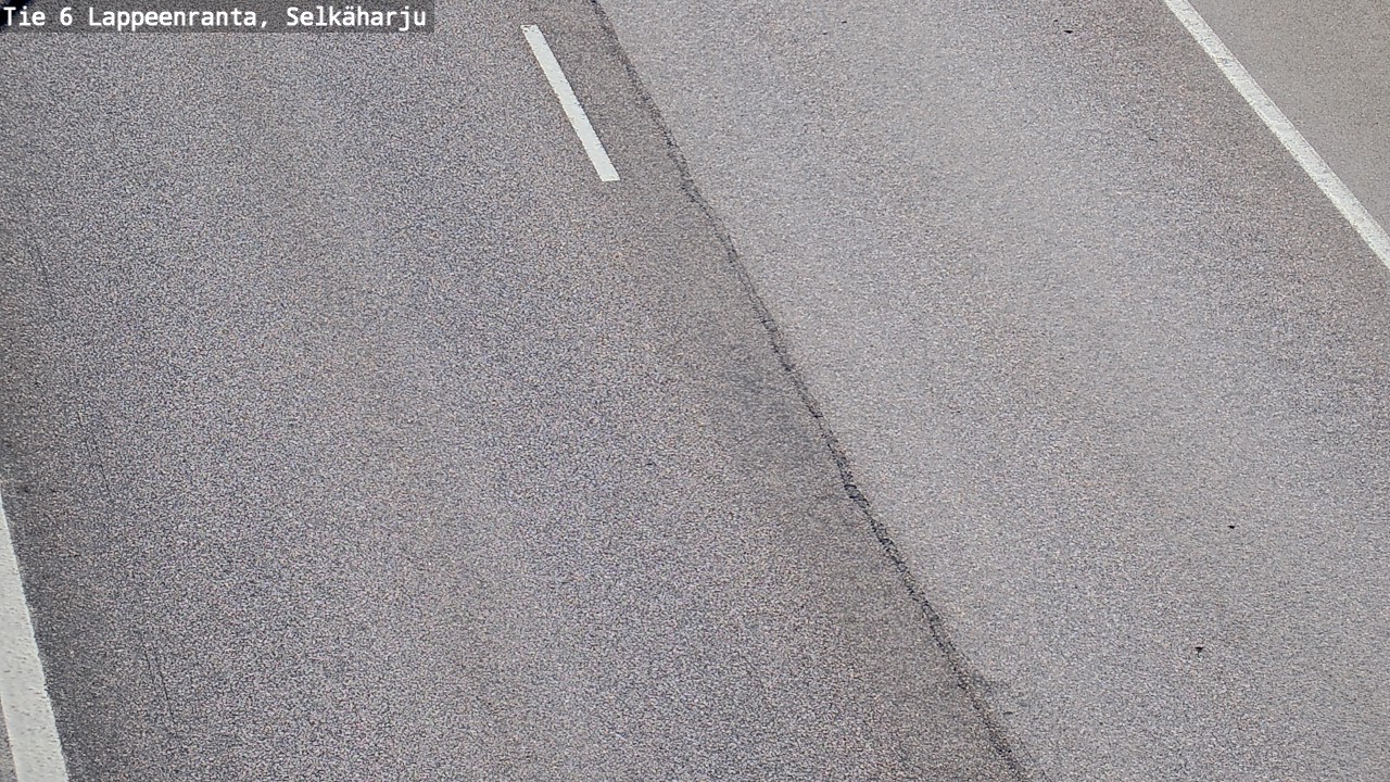 Weather Camera Image Road 6 Lappeenranta, Selkäharju, Lappeenranta, Etelä-Karjala