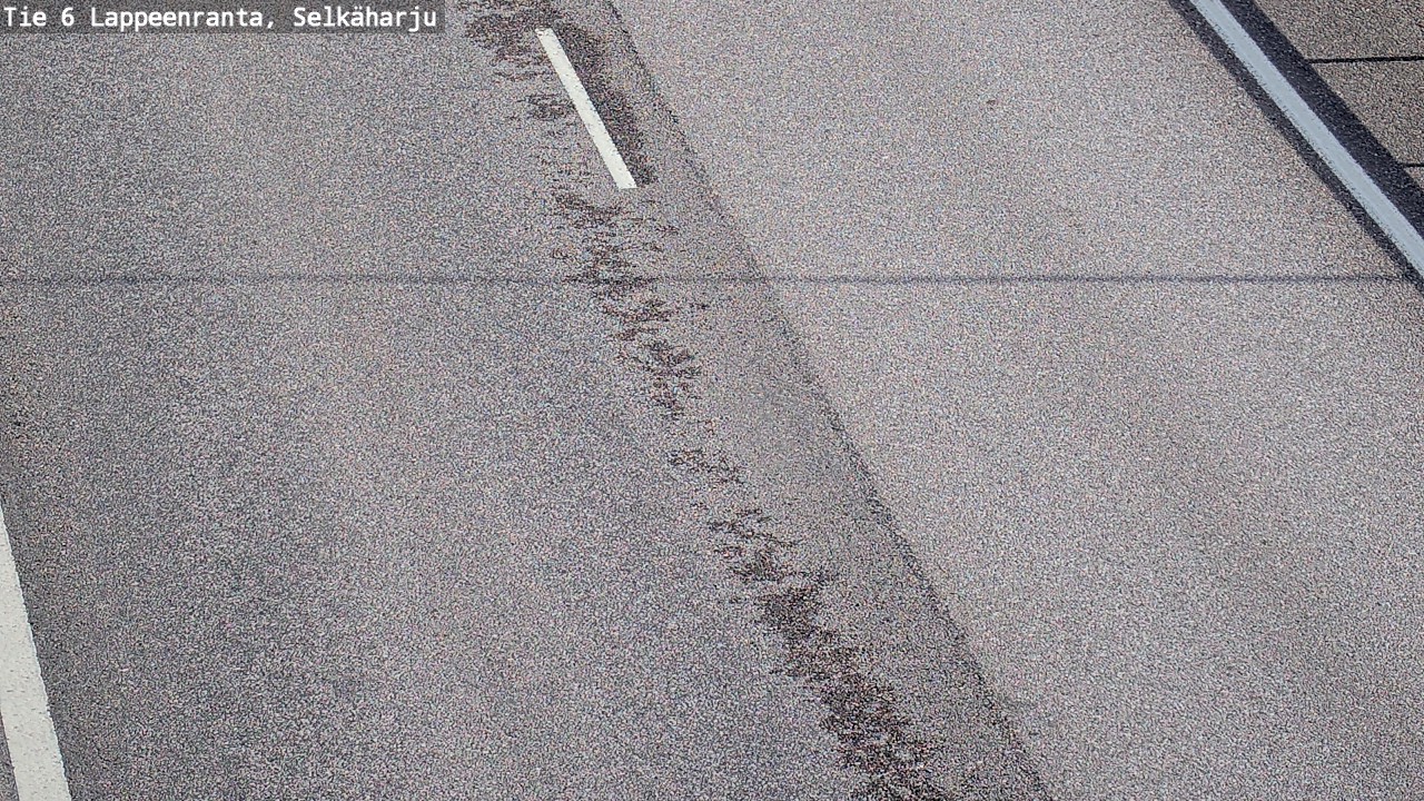 Weather Camera Image Road 6 Lappeenranta, Selkäharju, Lappeenranta, Etelä-Karjala