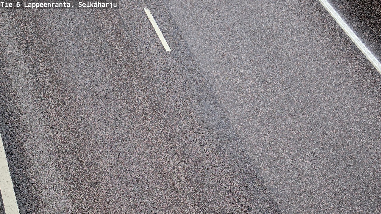Weather Camera Image Väg 6 Villmanstrand, Selkäharju, Lappeenranta, Etelä-Karjala