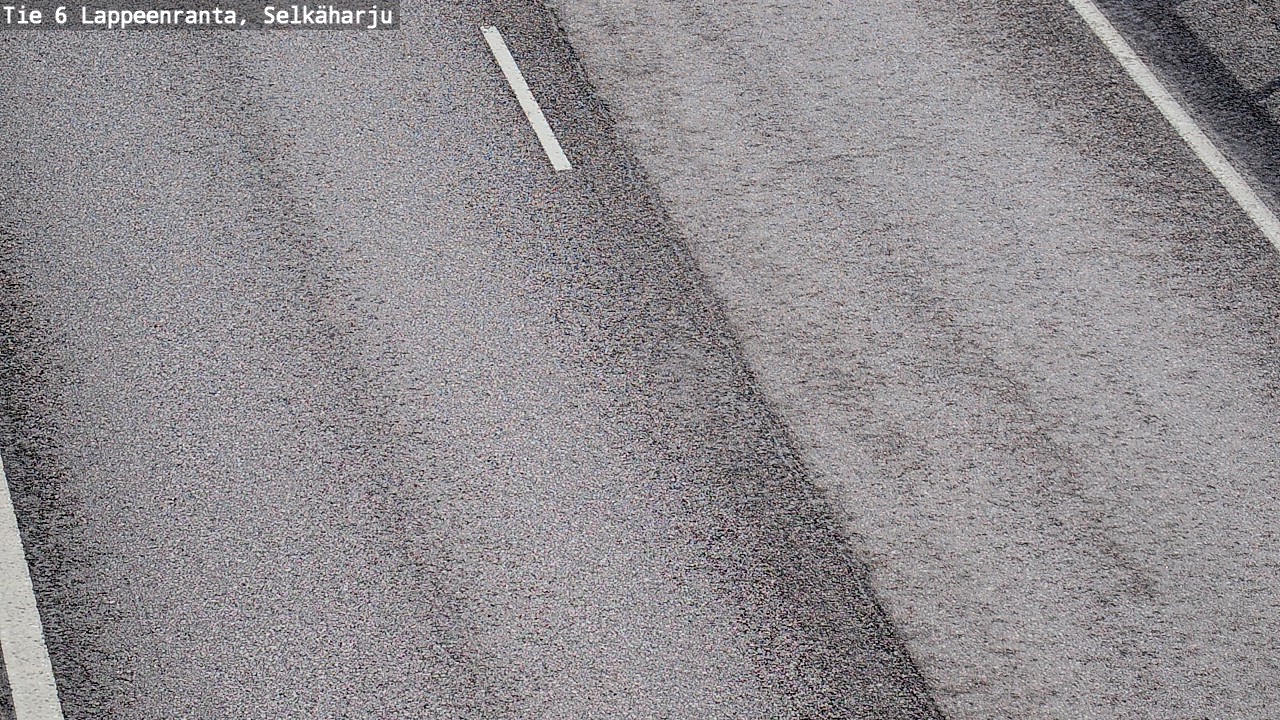 Weather Camera Image Road 6 Lappeenranta, Selkäharju, Lappeenranta, Etelä-Karjala