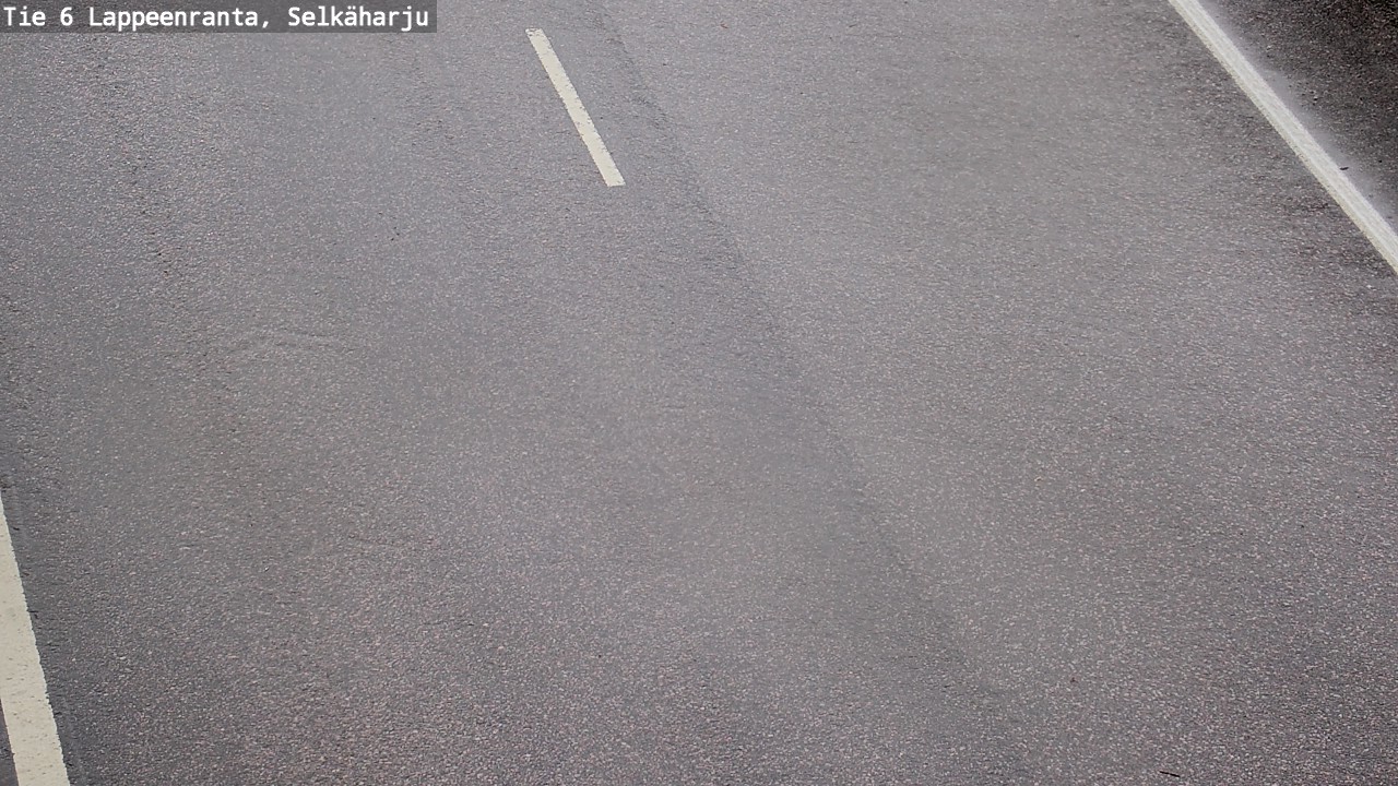 Weather Camera Image Väg 6 Villmanstrand, Selkäharju, Lappeenranta, Etelä-Karjala