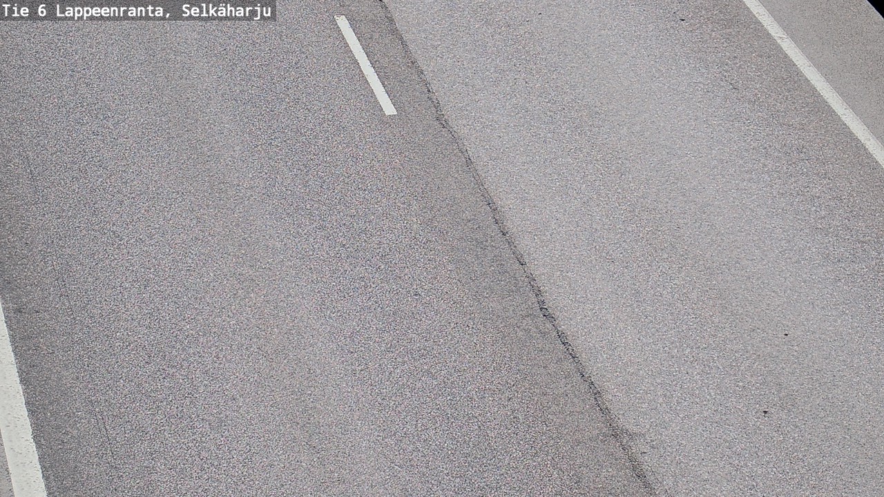 Weather Camera Image Road 6 Lappeenranta, Selkäharju, Lappeenranta, Etelä-Karjala