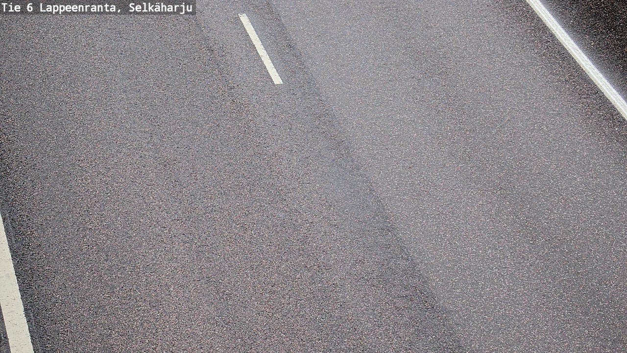 Weather Camera Image Väg 6 Villmanstrand, Selkäharju, Lappeenranta, Etelä-Karjala