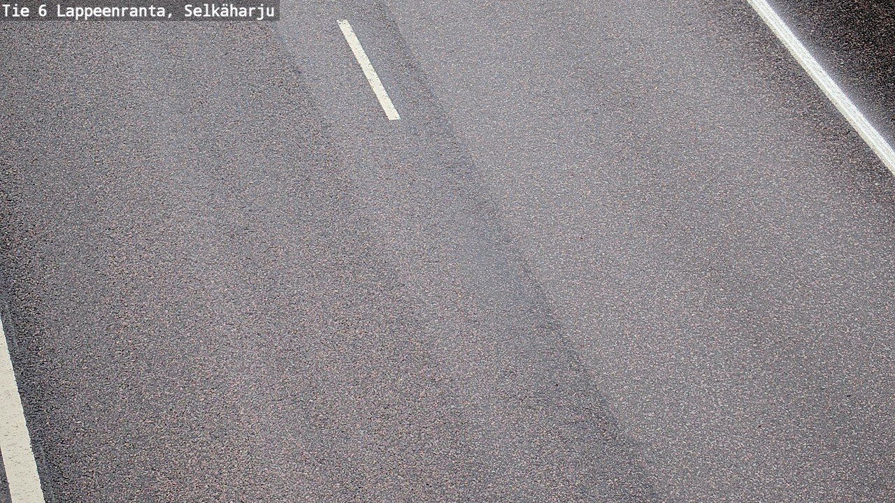 Weather Camera Image Väg 6 Villmanstrand, Selkäharju, Lappeenranta, Etelä-Karjala