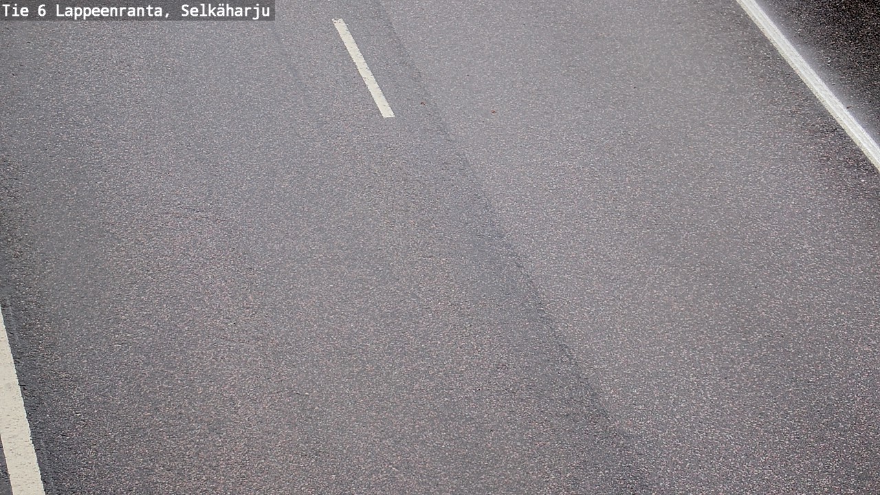 Weather Camera Image Väg 6 Villmanstrand, Selkäharju, Lappeenranta, Etelä-Karjala