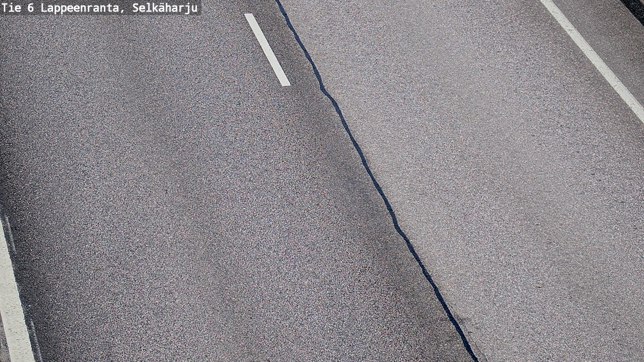 Weather Camera Image Road 6 Lappeenranta, Selkäharju, Lappeenranta, Etelä-Karjala