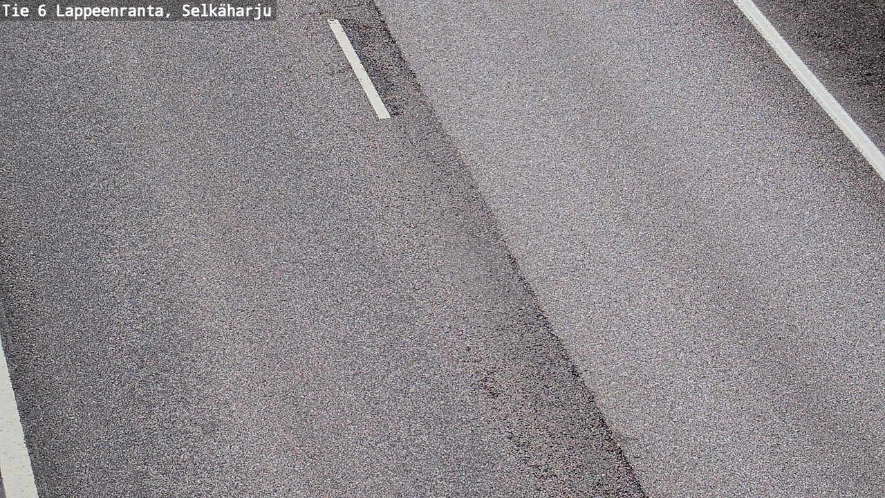 Weather Camera Image Road 6 Lappeenranta, Selkäharju, Lappeenranta, Etelä-Karjala