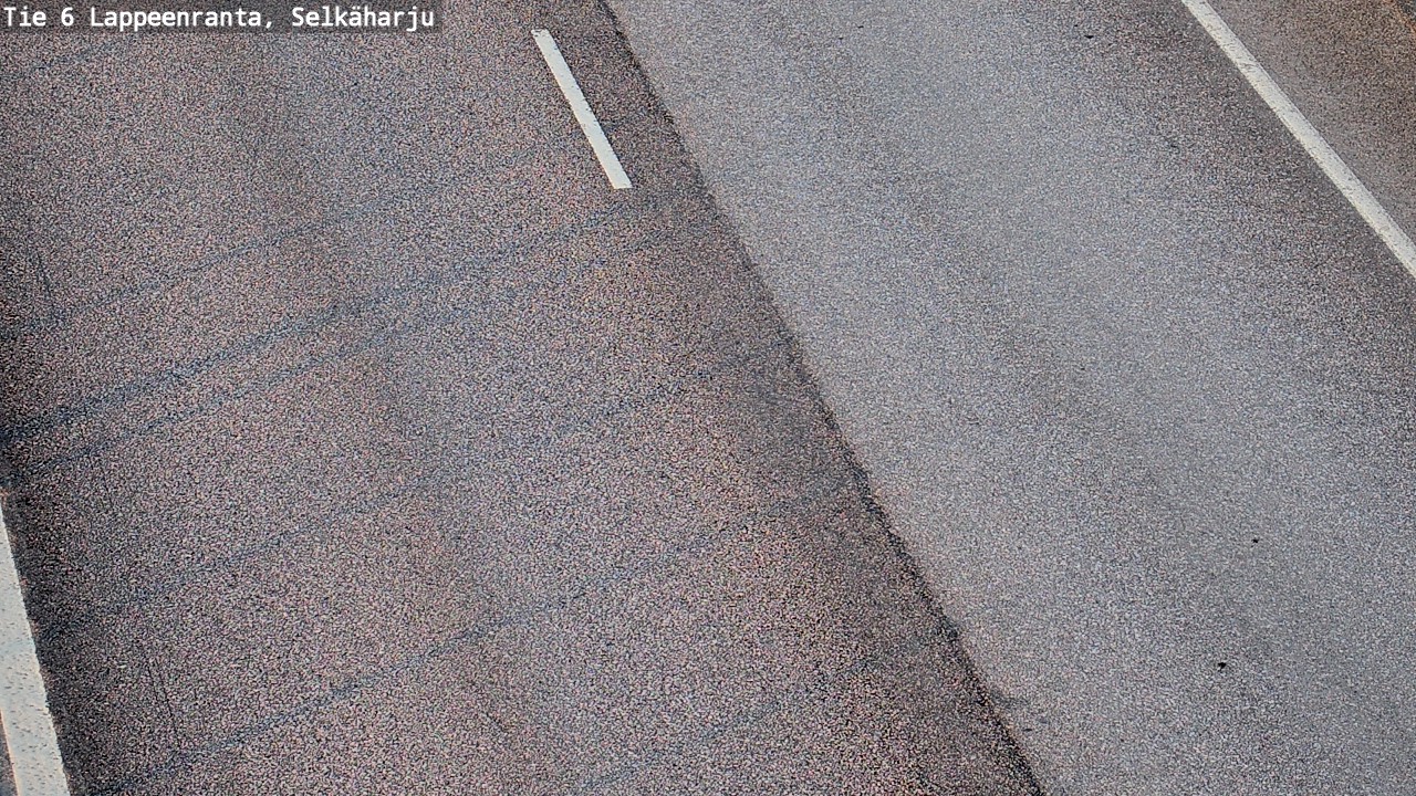 Weather Camera Image Road 6 Lappeenranta, Selkäharju, Lappeenranta, Etelä-Karjala