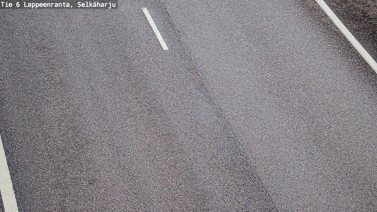 Weather Camera Image Road 6 Lappeenranta, Selkäharju, Lappeenranta, Etelä-Karjala