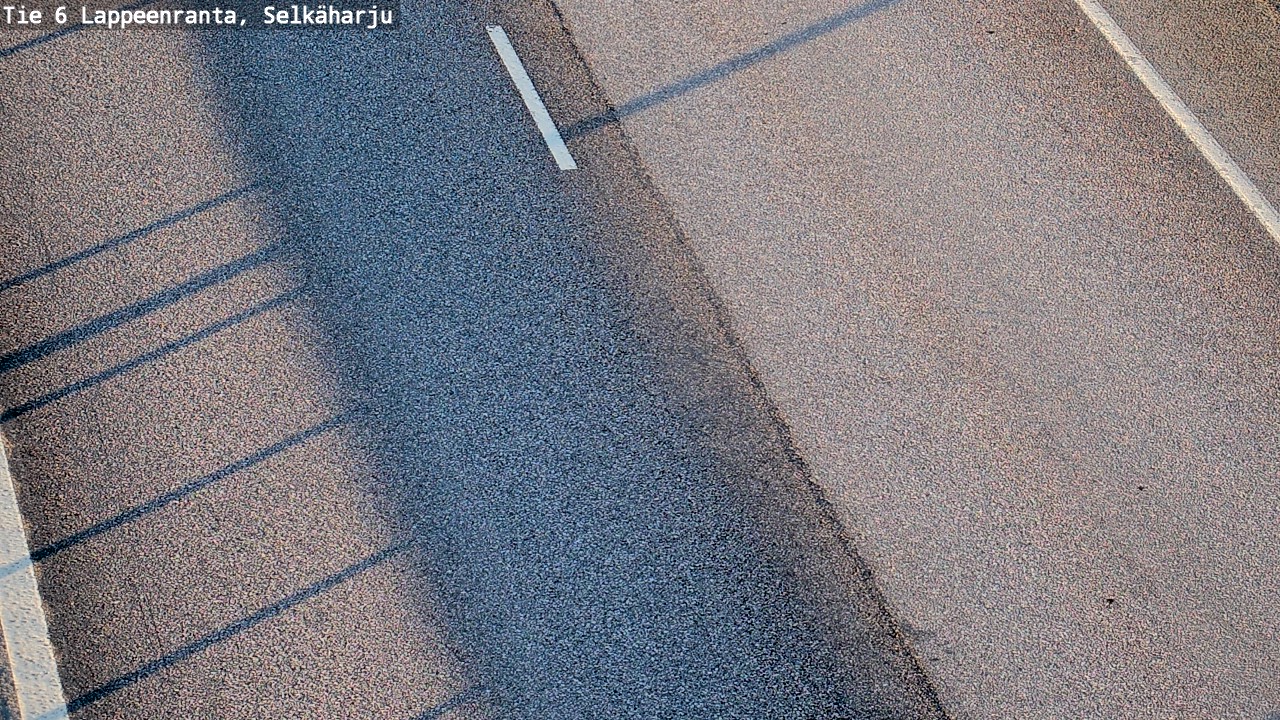 Weather Camera Image Road 6 Lappeenranta, Selkäharju, Lappeenranta, Etelä-Karjala