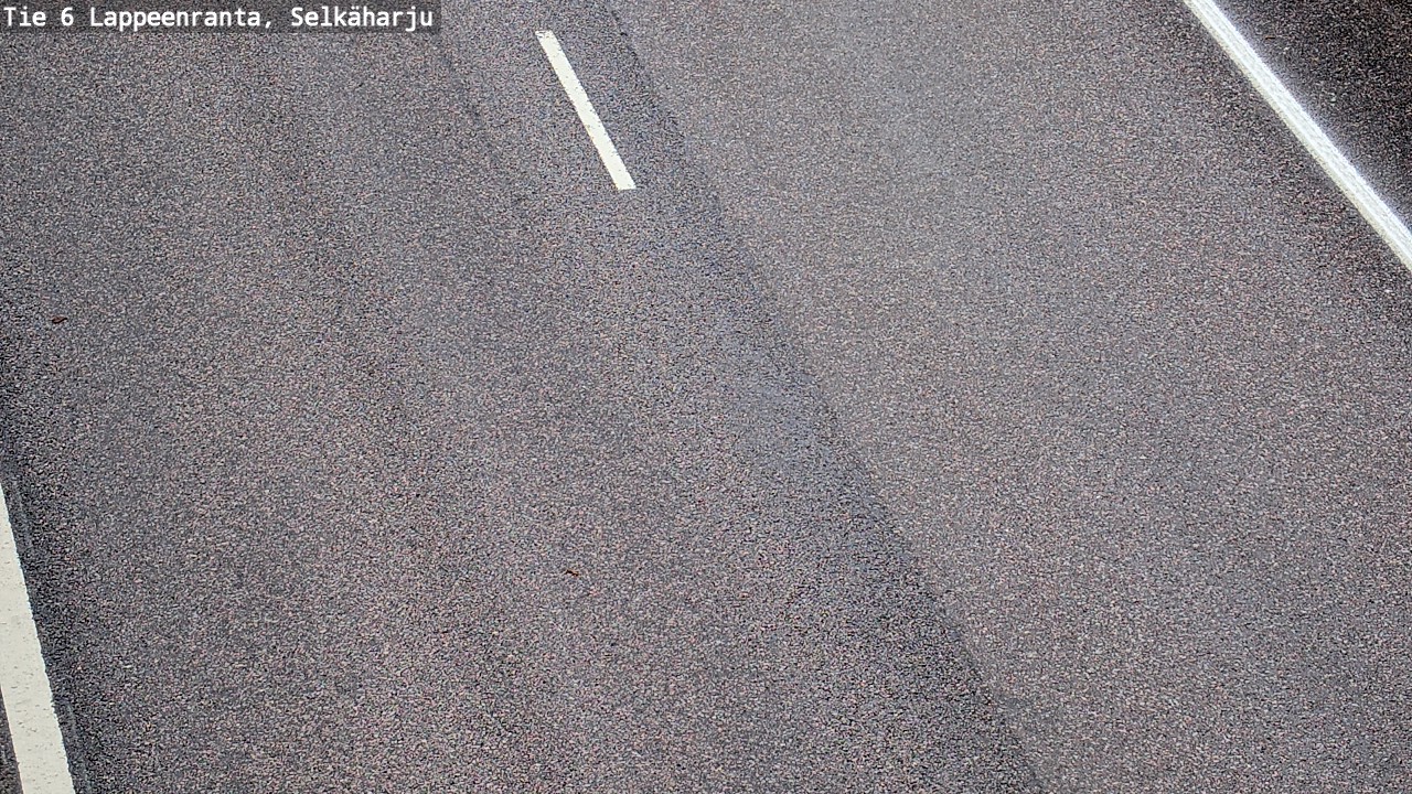 Weather Camera Image Väg 6 Villmanstrand, Selkäharju, Lappeenranta, Etelä-Karjala