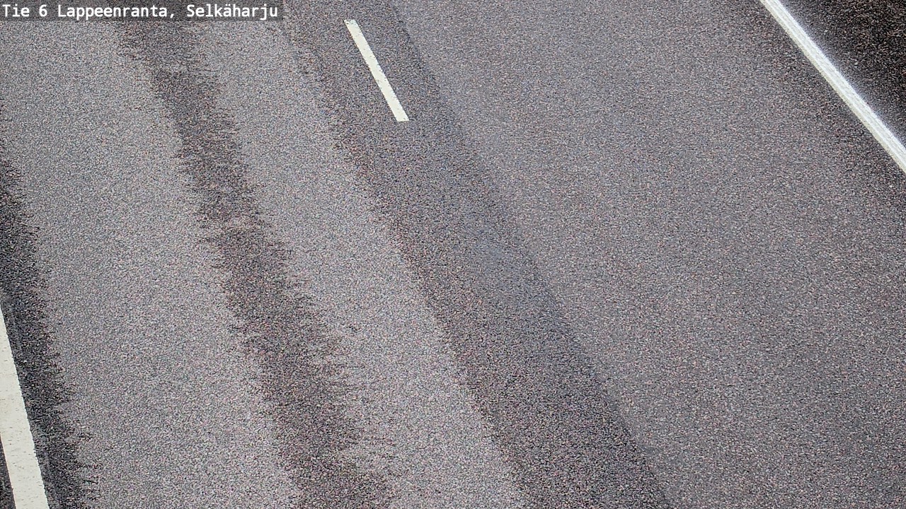 Weather Camera Image Väg 6 Villmanstrand, Selkäharju, Lappeenranta, Etelä-Karjala