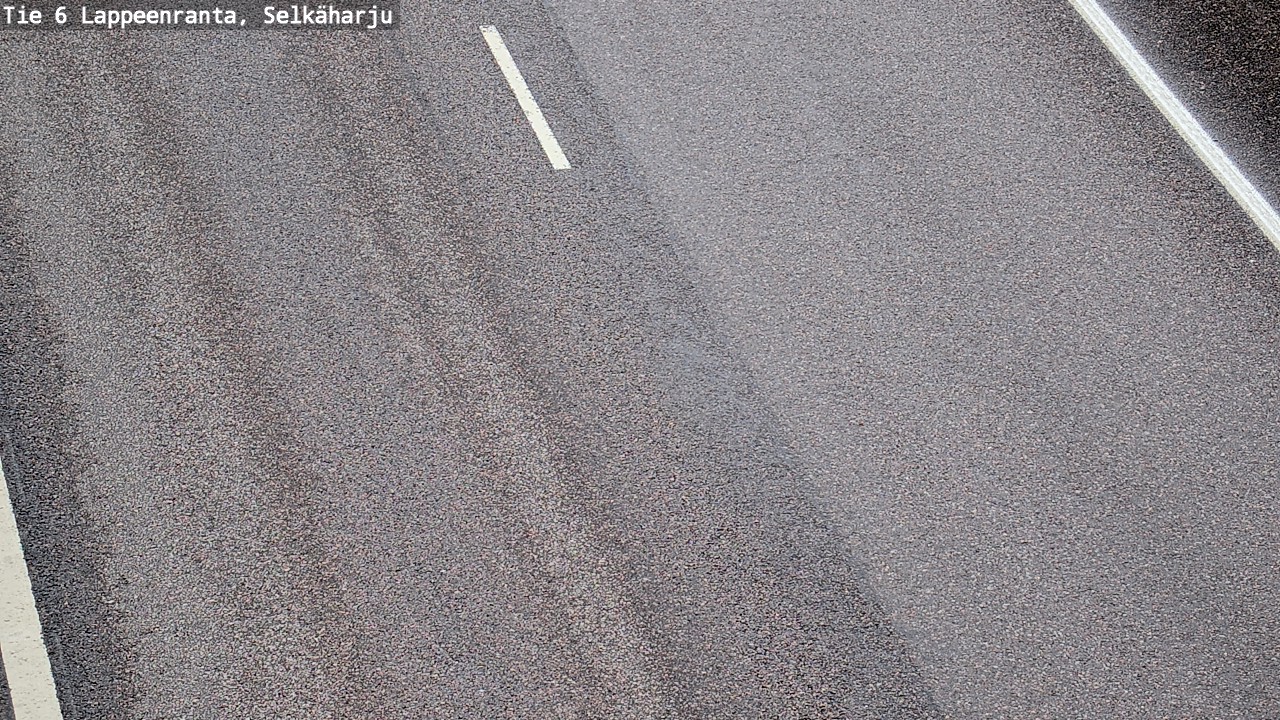 Weather Camera Image Väg 6 Villmanstrand, Selkäharju, Lappeenranta, Etelä-Karjala