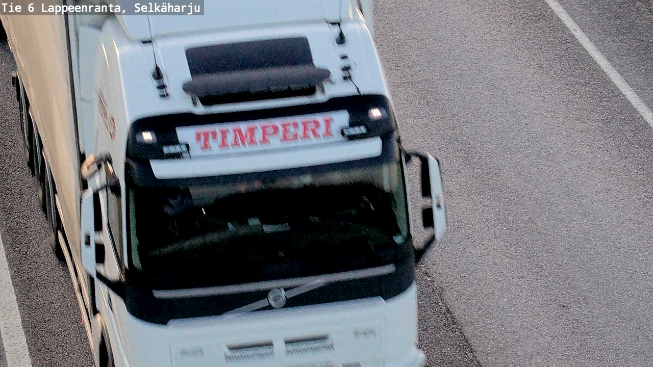 Weather Camera Image Road 6 Lappeenranta, Selkäharju, Lappeenranta, Etelä-Karjala