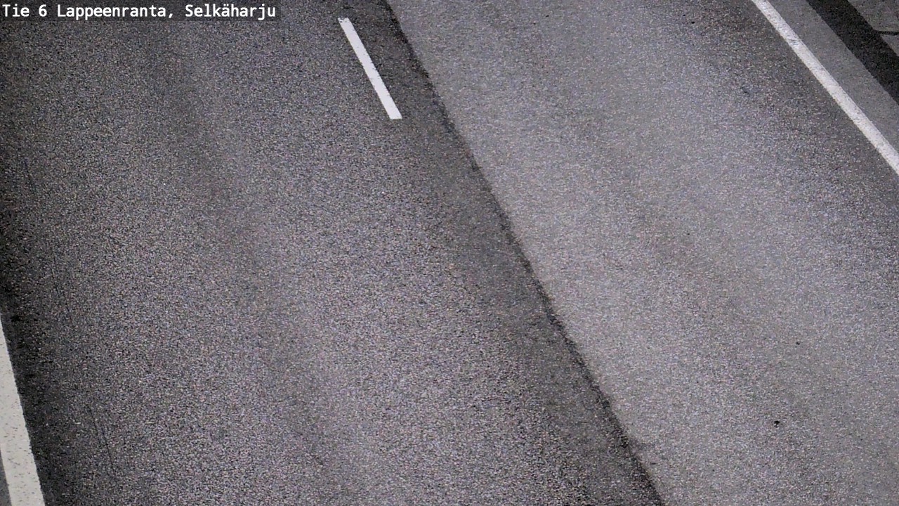 Weather Camera Image Road 6 Lappeenranta, Selkäharju, Lappeenranta, Etelä-Karjala